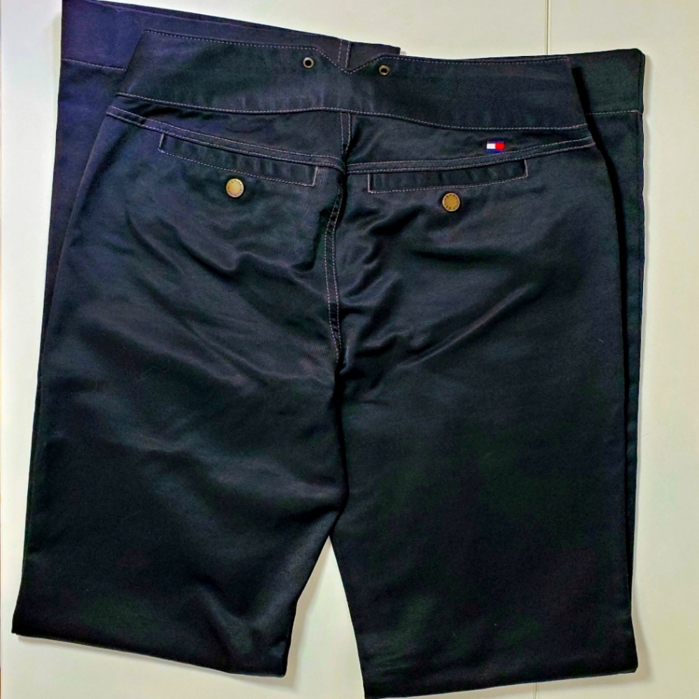 Tommy Hilfiger jeans Vintage Black Low Rise Zipper Pants - Size 2 - Picture 10 of 10